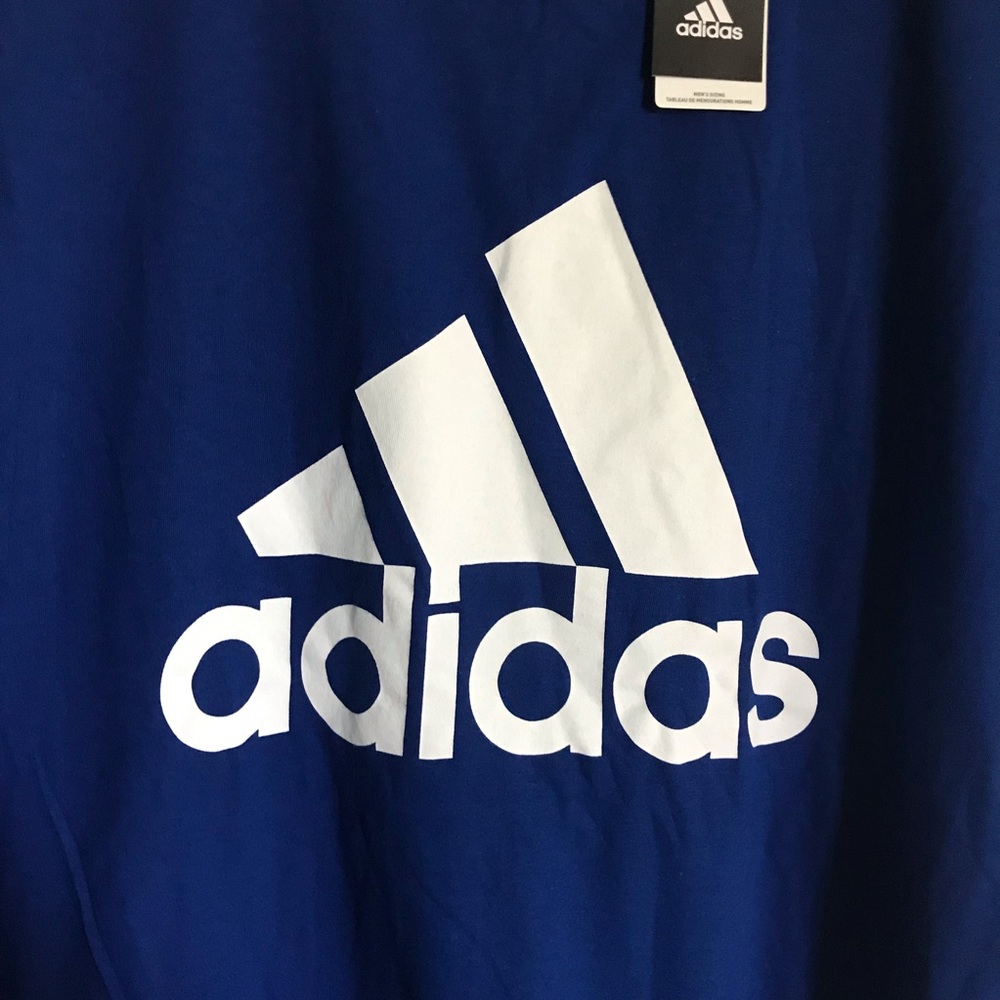 Adidas Men’s Large Blue Shirt New with Tags - Picture 2 of 4